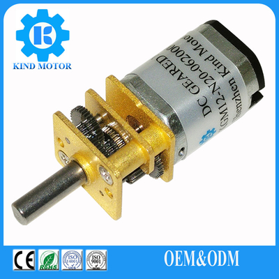 माइक्रो डीसी गियर मोटर कॉम्पैक्ट हल्के ब्रश मोटर स्टाल टॉर्क ≤1.9Nm