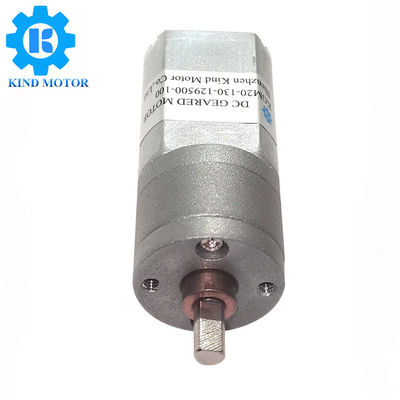 कार्बन ब्रश मोटर डीसी, 3.8W गियर मोटर 12v उच्च टोक़ 6300gCm