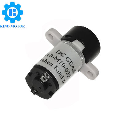माइक्रो 10 मिमी 1.5v 3v 6v डीसी प्लास्टिक गियर मोटर बढ़ते कान और तारों के साथ