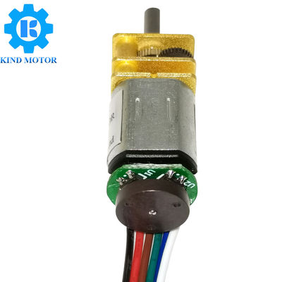 एन्कोडर के साथ 12mm N10 n20 n30 6v 12v माइक्रो ब्रश गियरमोटर