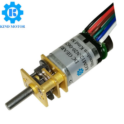 एन्कोडर के साथ 12mm N10 n20 n30 6v 12v माइक्रो ब्रश गियरमोटर