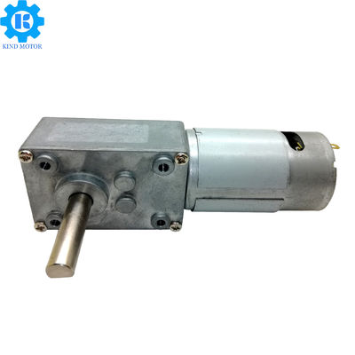 स्टेनलेस स्टील डीसी वर्म गियर मोटर, 5 ~ 6000rpm वर्म गियर डीसी मोटर 12V