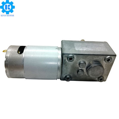 स्टेनलेस स्टील डीसी वर्म गियर मोटर, 5 ~ 6000rpm वर्म गियर डीसी मोटर 12V