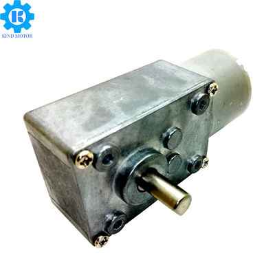 स्टेनलेस स्टील डीसी वर्म गियर मोटर, 5 ~ 6000rpm वर्म गियर डीसी मोटर 12V