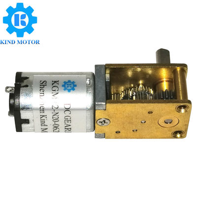 छोटा कृमि गियर मोटर 12v उच्च टोक़ 10-6000rpm N30 ब्रश किया गया