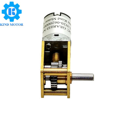छोटा कृमि गियर मोटर 12v उच्च टोक़ 10-6000rpm N30 ब्रश किया गया
