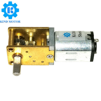छोटा कृमि गियर मोटर 12v उच्च टोक़ 10-6000rpm N30 ब्रश किया गया