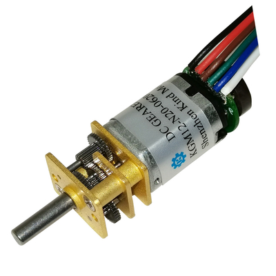 विस्तारित शाफ्ट के साथ 200rpm 12mm N20 गियरबॉक्स डीसी मोटर उच्च टोक़
