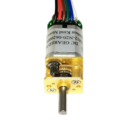 विस्तारित शाफ्ट के साथ 200rpm 12mm N20 गियरबॉक्स डीसी मोटर उच्च टोक़