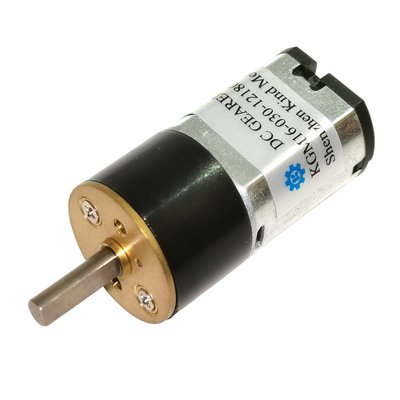 स्टेनलेस स्टील 6000rpm ब्रश डीसी गियर मोटर 16 मिमी गियरबॉक्स के साथ