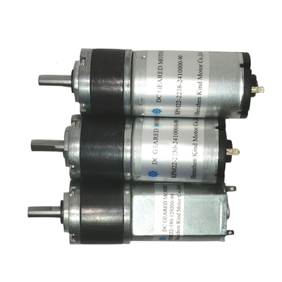कम शोर 1rpm DC प्लैनेटरी गियर मोटर 16mm 5w स्थायी चुंबक