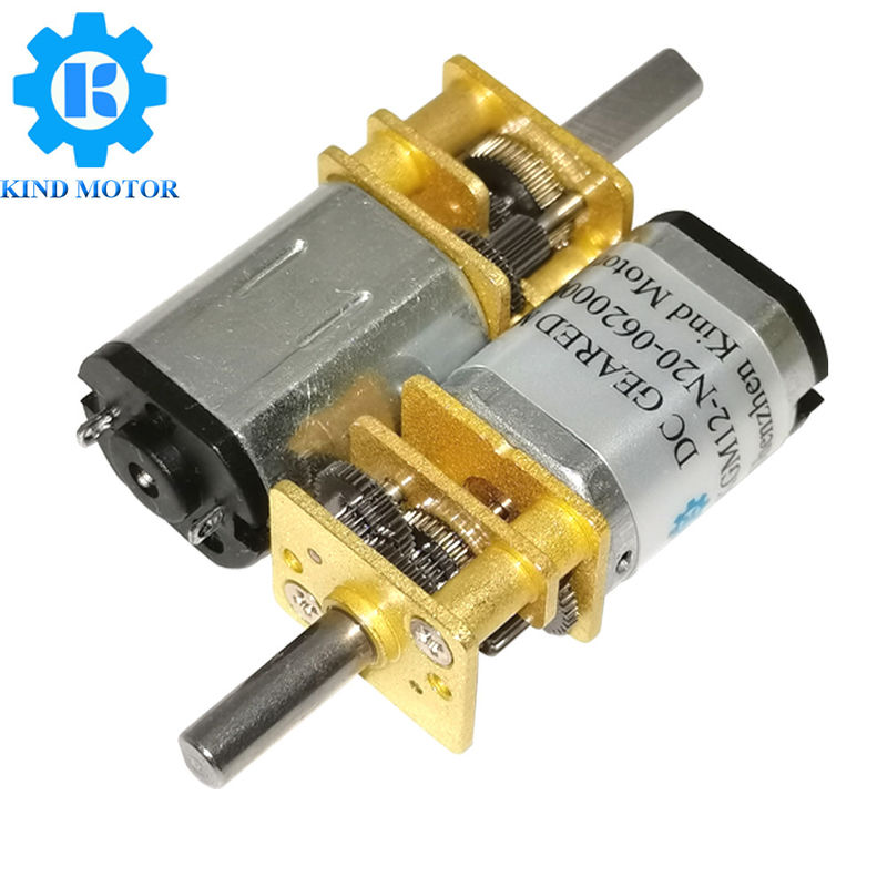 कम शोर छोटा 3v 5v 6v 12v 24v 12mm gm12 n10 n20 n30 डीसी फ्लैट रिड्यूसर स्पर गियर बॉक्स इलेक्ट्रिक मोटर