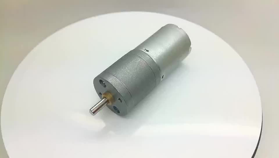 gm25 370 25mm उच्च टोक़ 12v 24v डीसी गियर मोटर 5rpm 80rpm 600rpm