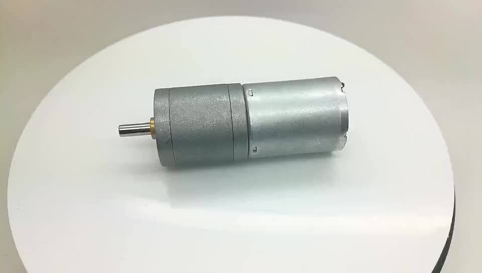 माइक्रो शांत कम गति छोटे इलेक्ट्रिक 16mm 20mm 25mm 37mm कार्बन ब्रश 6V 18v 12 rpm गियर मोटर