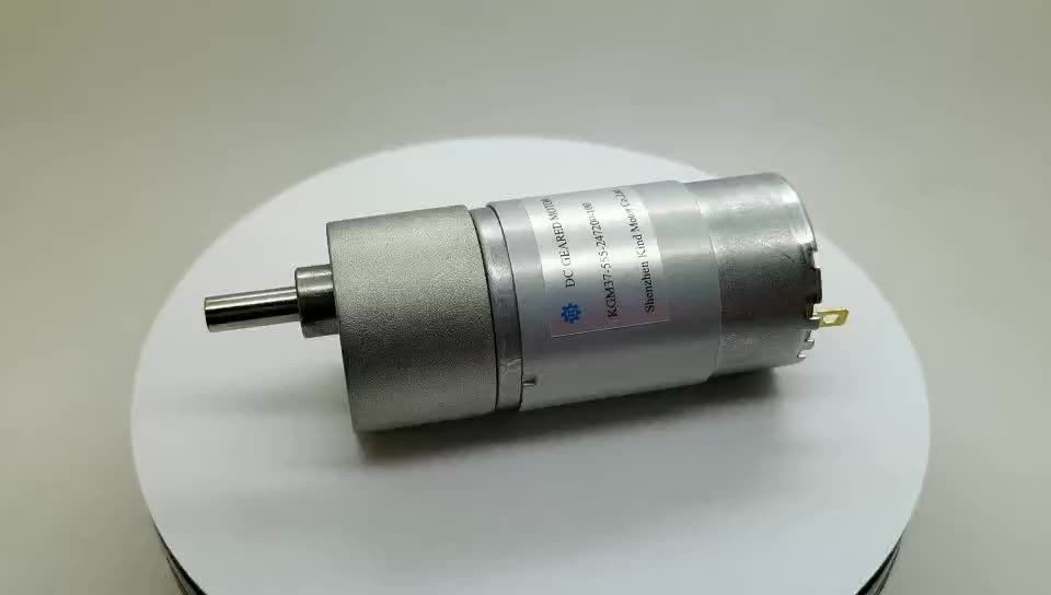 कम शोर कार्बन ब्रश gm37-555 डाय 35mm 37mm 24v 100rpm 300 rpm डीसी गियर के साथ इलेक्ट्रिक मोटर 12v 27720
