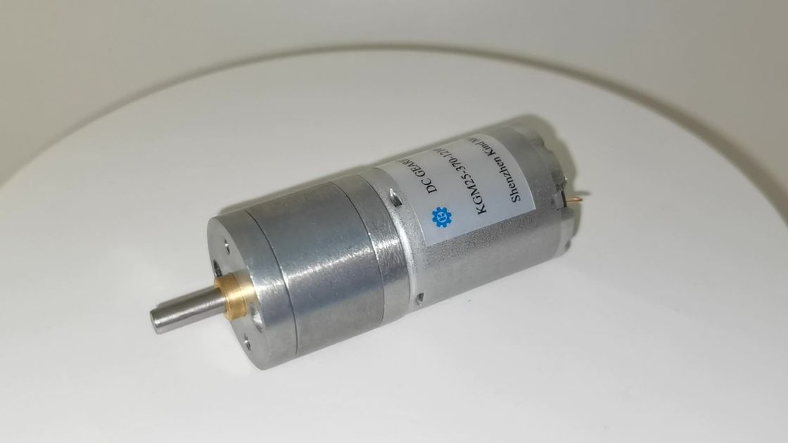 उच्च टोक़ 12v 24v 25mm 37mm 310 370 गियर मोटर गियरबॉक्स के साथ डीसी ब्रश मोटर