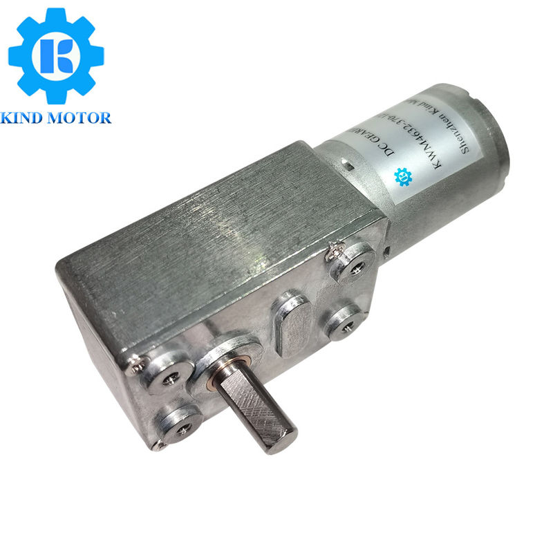 15KgCm डीसी वर्म गियर मोटर 24v, एनकोडर के साथ 60g वर्म गियर मोटर
