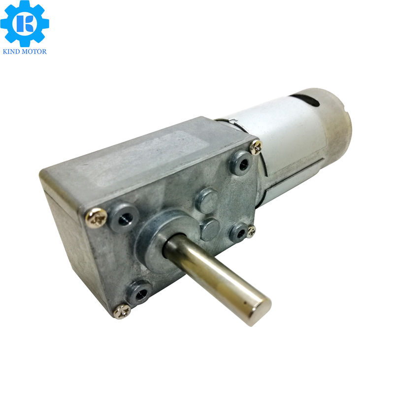 स्टेनलेस स्टील डीसी वर्म गियर मोटर, 5 ~ 6000rpm वर्म गियर डीसी मोटर 12V